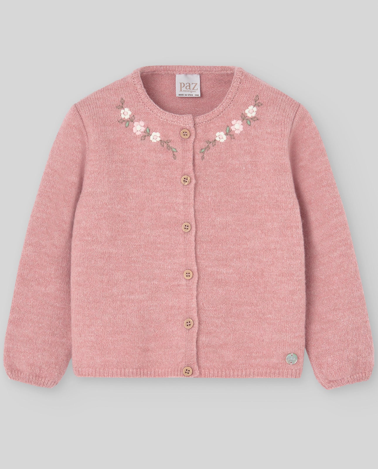 Girl Rose Pink Knitted Cardigan