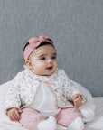 Baby Girl Cream Embroidered Blouse