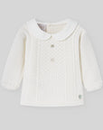 Long-sleeved wool baby jumper