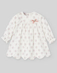 Baby Girl Floral DRESS with pink details