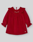 Velveteen Festive Red Baby Girl DRESS