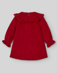 Velveteen Festive Red Baby Girl DRESS