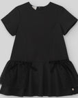 Girl Black Ruffle Dress