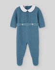 BLUE NEWBORN ROMPER "QUINTA"