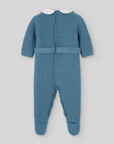 BLUE NEWBORN ROMPER "QUINTA"