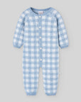 BABY CHECKED FOOTLESS ROMPER