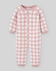 BABY CHECKED FOOTLESS ROMPER