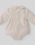 Baby Woven Beige Romper