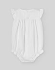 Lightweight fabric romper for baby girl