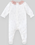 Baby Pink Animal Ribbed Romper