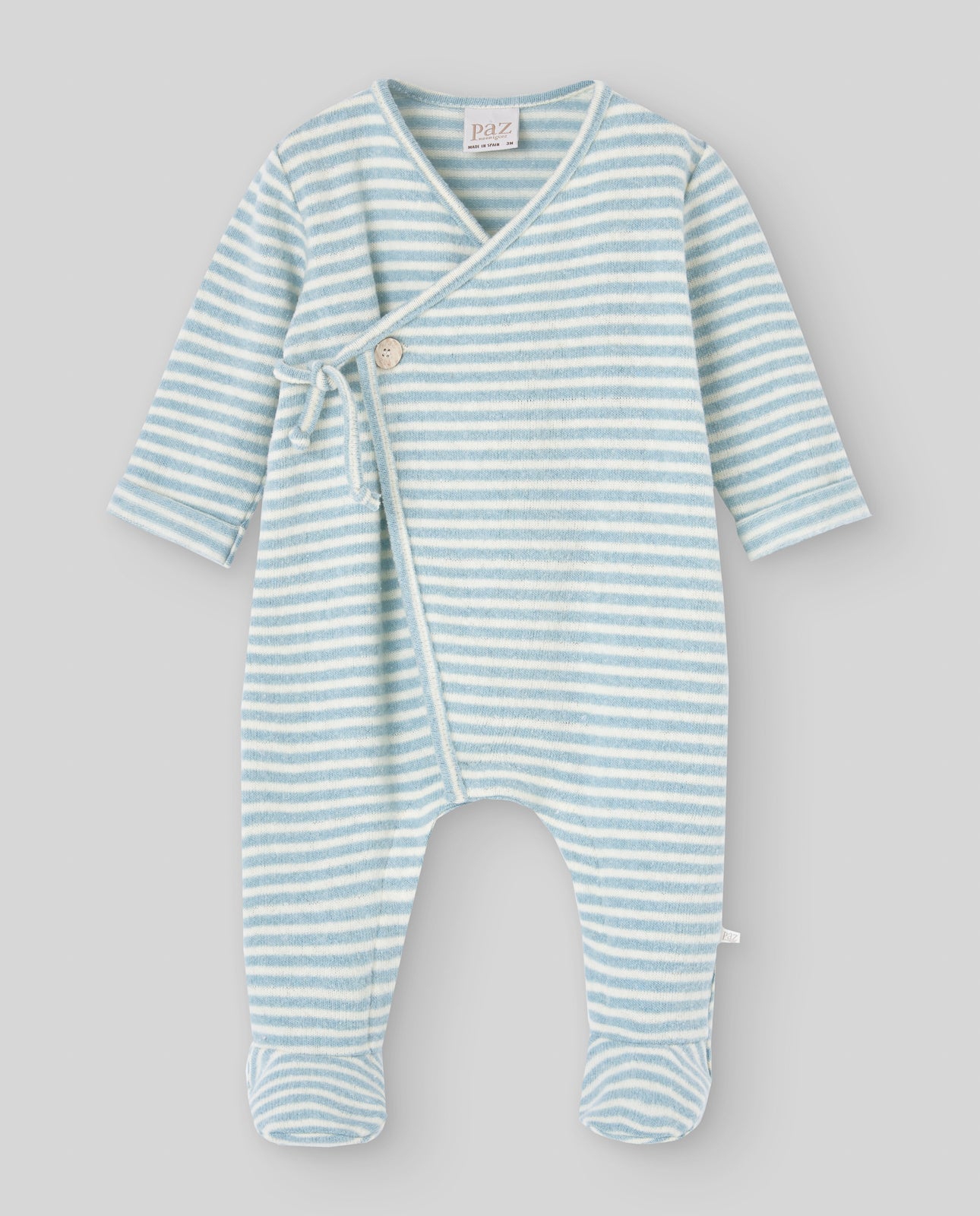 Baby Boy Blue Striped Romper