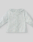 Green Printed Blouse for babies