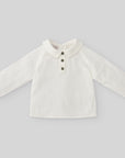 Baby White Blouse with front bottons