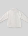 White Shirt for boys with lapel collar