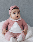 Baby Girl Cream Embroidered Blouse