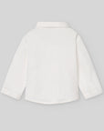 Long-sleeved shirt with a shirt collar
