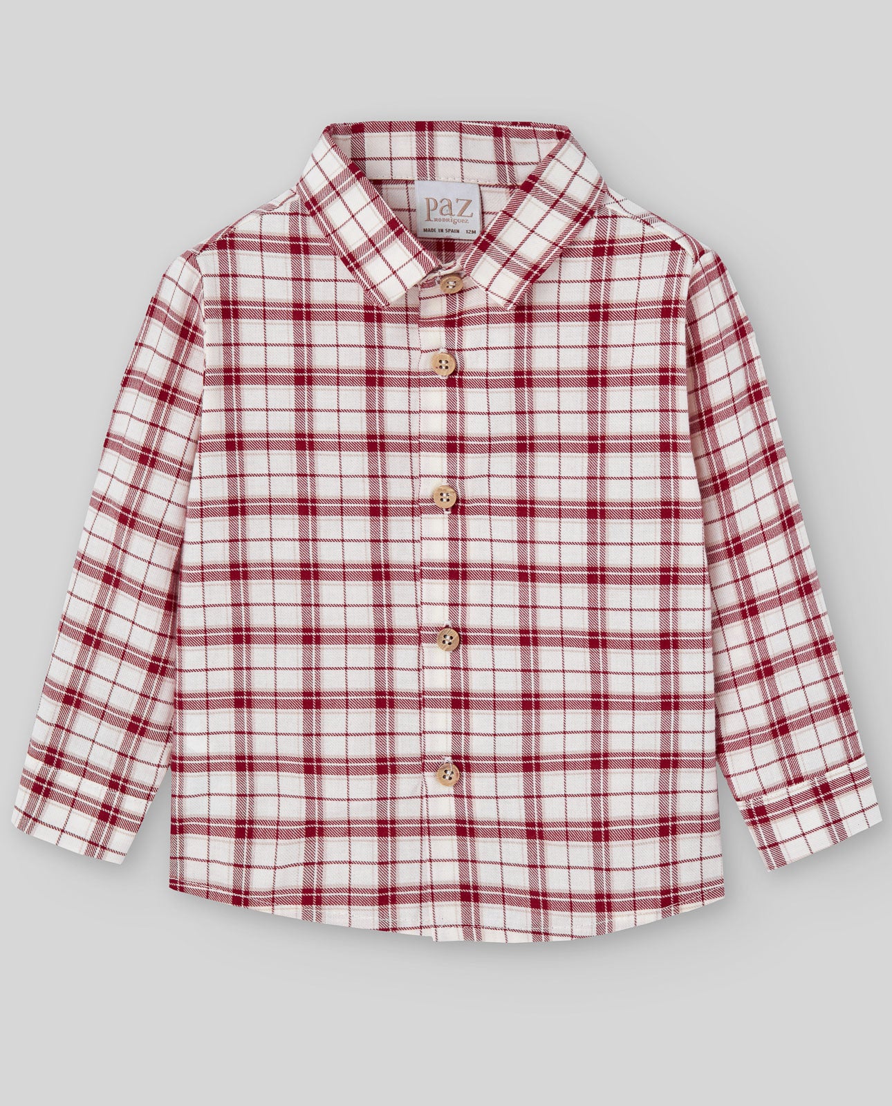 Boy Checked SHIRT in Red