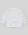 Plumeti white blouse for baby girl
