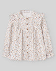 Autumn Pumpkin & Leaf Print Blouse