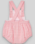 Baby Red Checked Romper