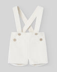 Baby Boy Ecru Corduroy Short