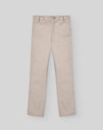 Light Brown Solid Trousers for boys