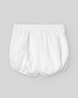 Short piqué pants in white
