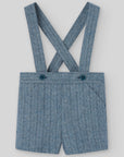 Baby Boy Blue Overall SHORT "QUINTA"