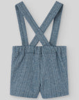 Baby Boy Blue Overall SHORT "QUINTA"