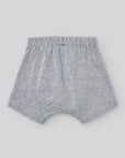 High-waisted striped shorts