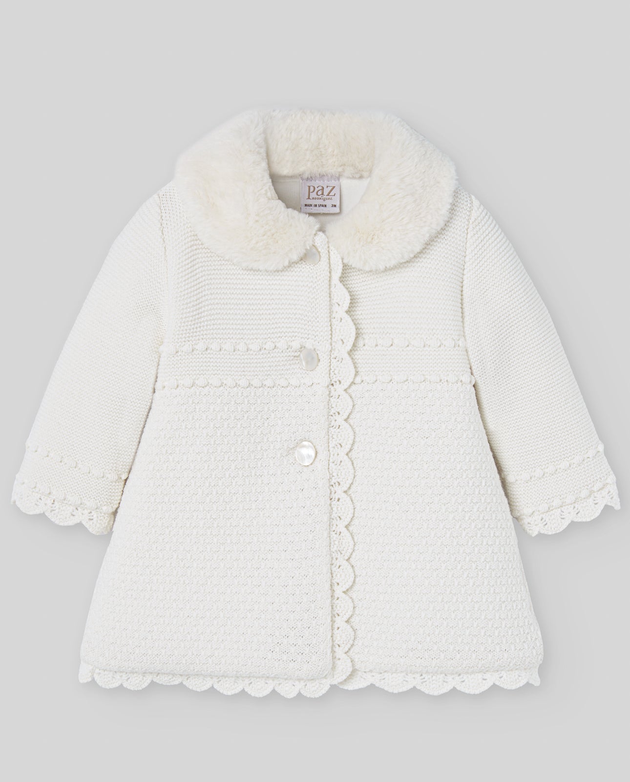 Soft Cream Baby Girl COAT
