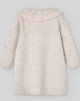 Girl Cream Coat with Ruffles