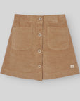 Girl Camel Cordurory Skirt