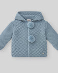 Baby Knitted Coat with Pompom
