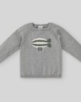 Grey Knitted Pullover Zeppelin for boys