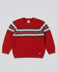 XMAS VIBE RED PULLOVER