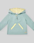 Baby Green Hooded Jersey Sweatshirt