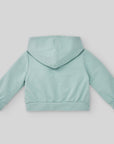 Baby Green hooded Sweatshirt with bow