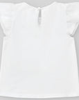 Baby Girl White Floral T-shirt