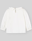 Baby Girl White Printed T-Shirt