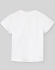 Short-sleeve t-shirt for boys with tractor print