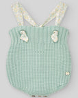 Baby Knitted Bodysuit in Green