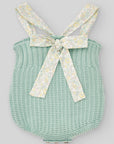 Baby Knitted Bodysuit in Green
