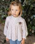 Liberty Blouse with Pompom