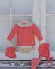 Pink Knitted Sweater for baby girl