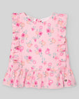 Pink GIRL BLOUSE FLORAL
