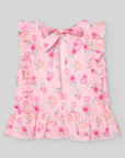 Pink GIRL BLOUSE FLORAL