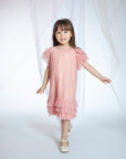 Tull pink dress for summer