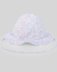 KNIT NEWBORN FLORAL HAT "BAÑO V25"