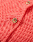 Red summer cardigan from MIBONBON